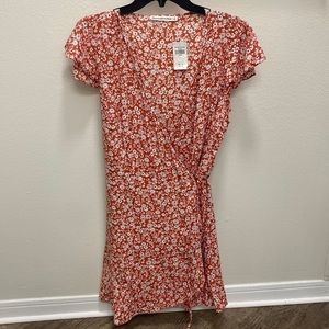 Abercrombie and Fitch Floral Wrap Dress